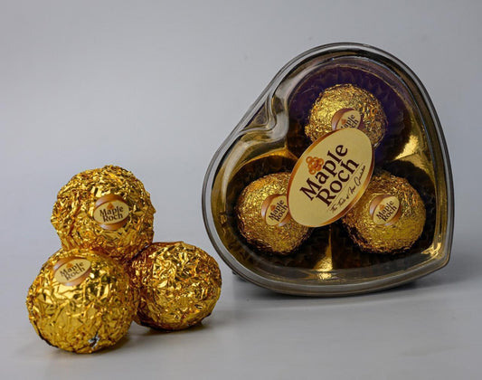 MAPLE ROCH 3 CAVITY HEART CHOCOLATE 42 g