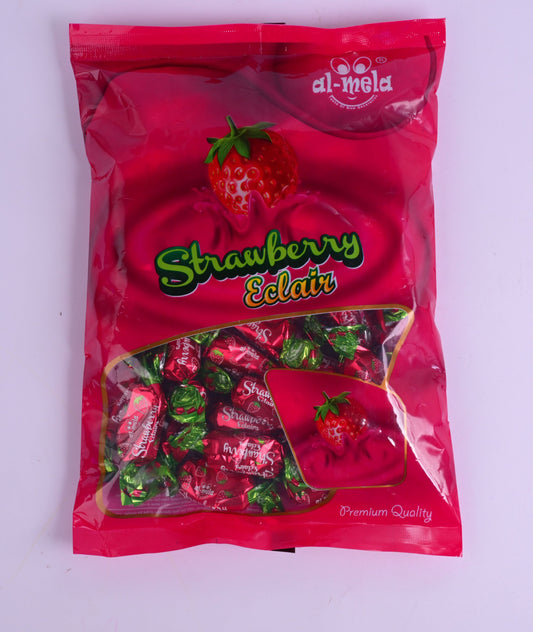 MEGA STRAWBERRY ECLAIRS POUCH 400g