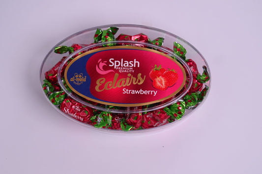 SPLASH PREMIUM QUALITY ECLAIRS STRAWBERRY FLAVOUR 350g