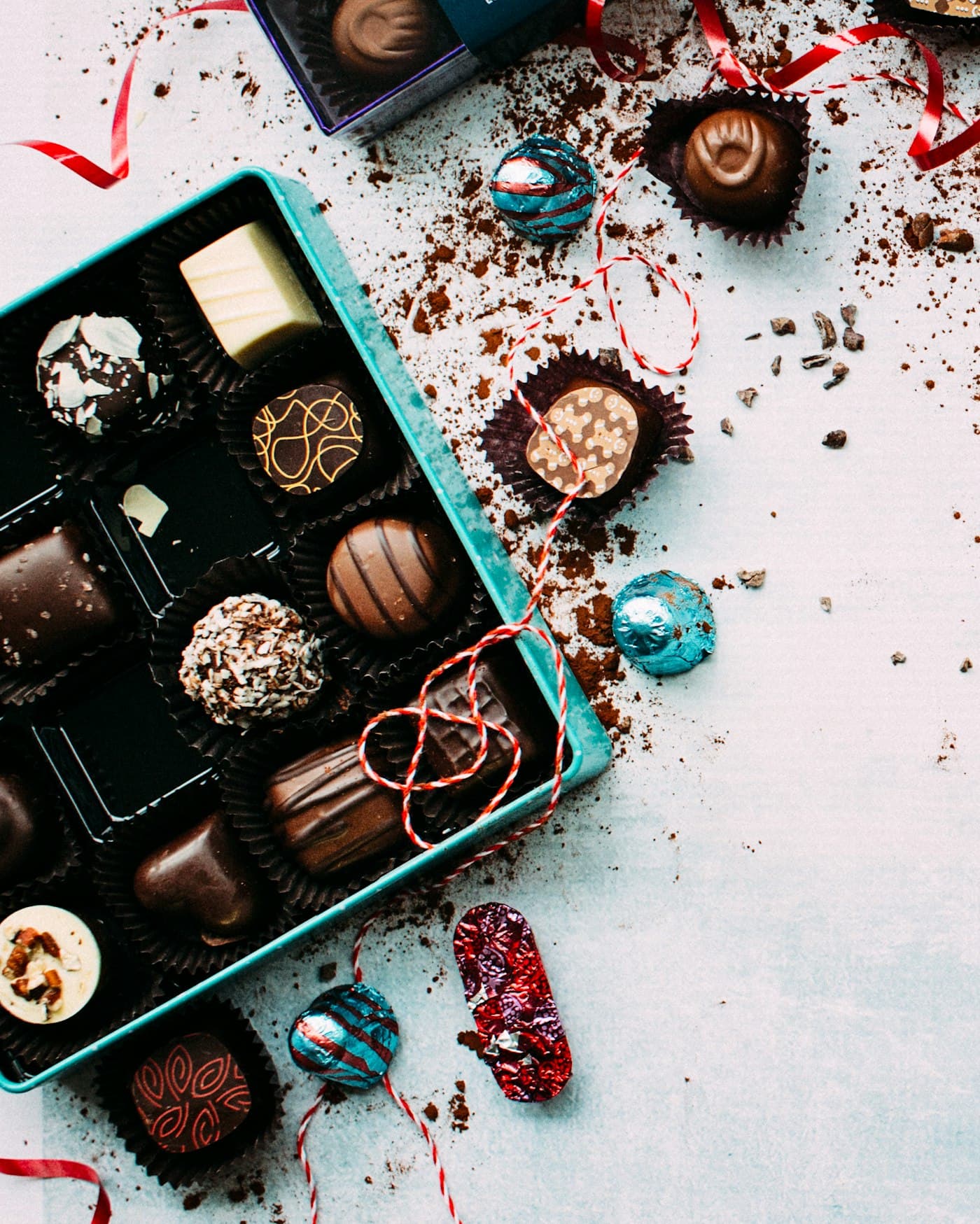 Assorted luxury chocolates