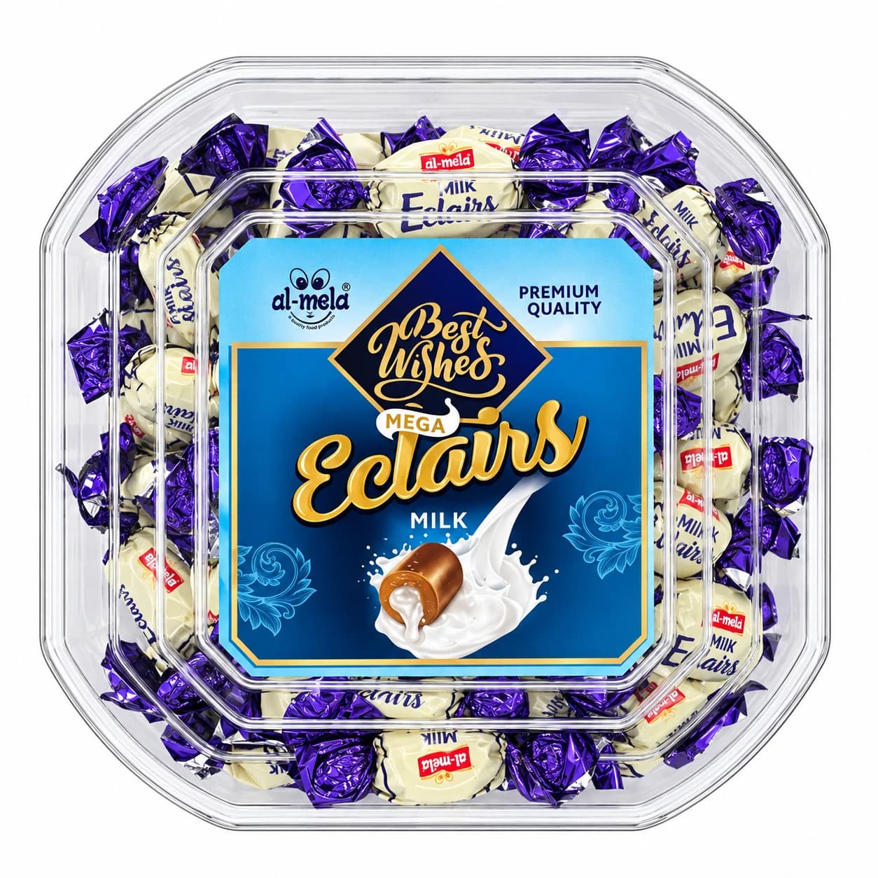 Best Wishes Mega Eclairs Milk - View 1