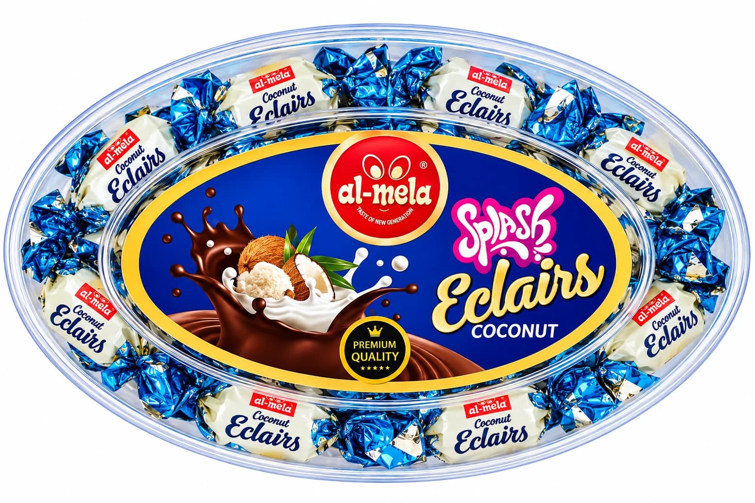 Splash Coconut Eclairs - View 1