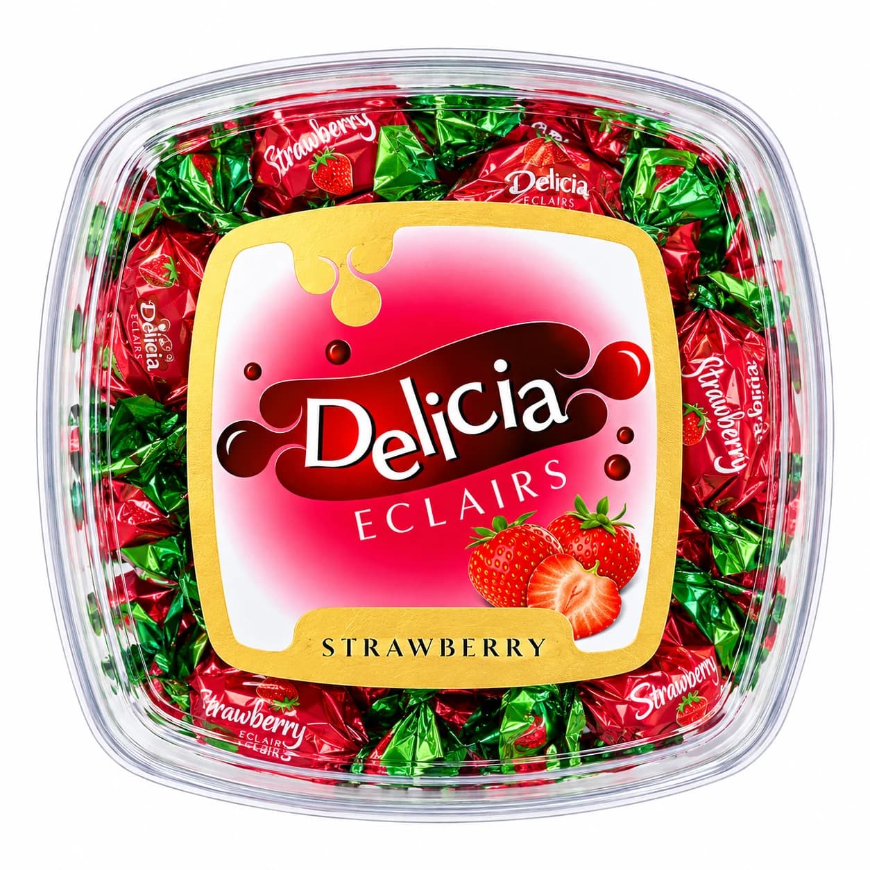 Delicia Strawberry Eclairs - View 1