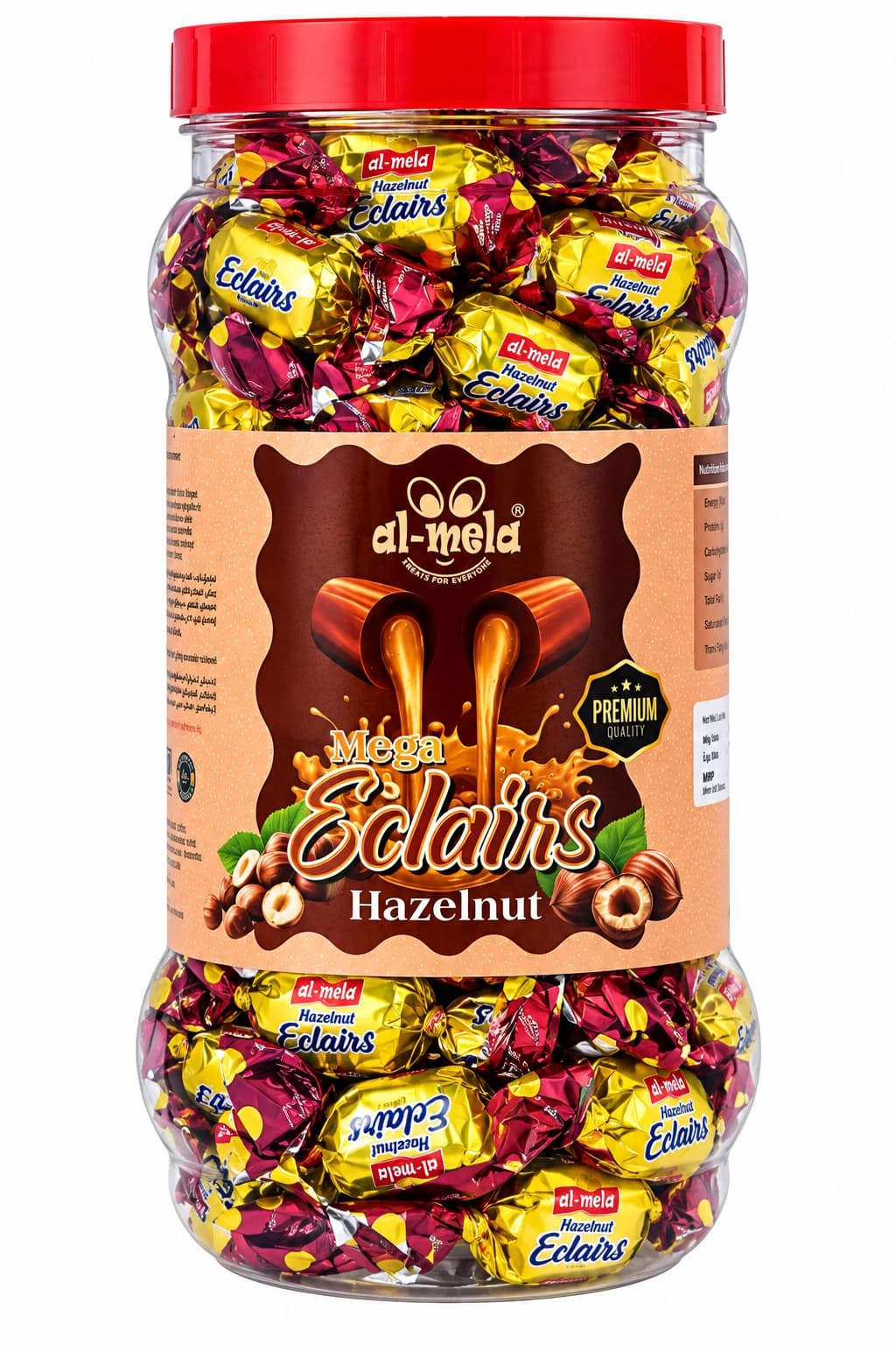 Mega Hazelnut Eclairs Jar - View 1