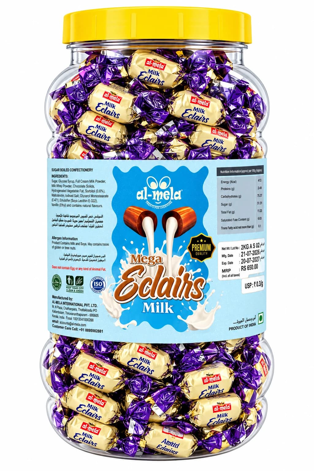 Mega Eclairs Milk - View 1