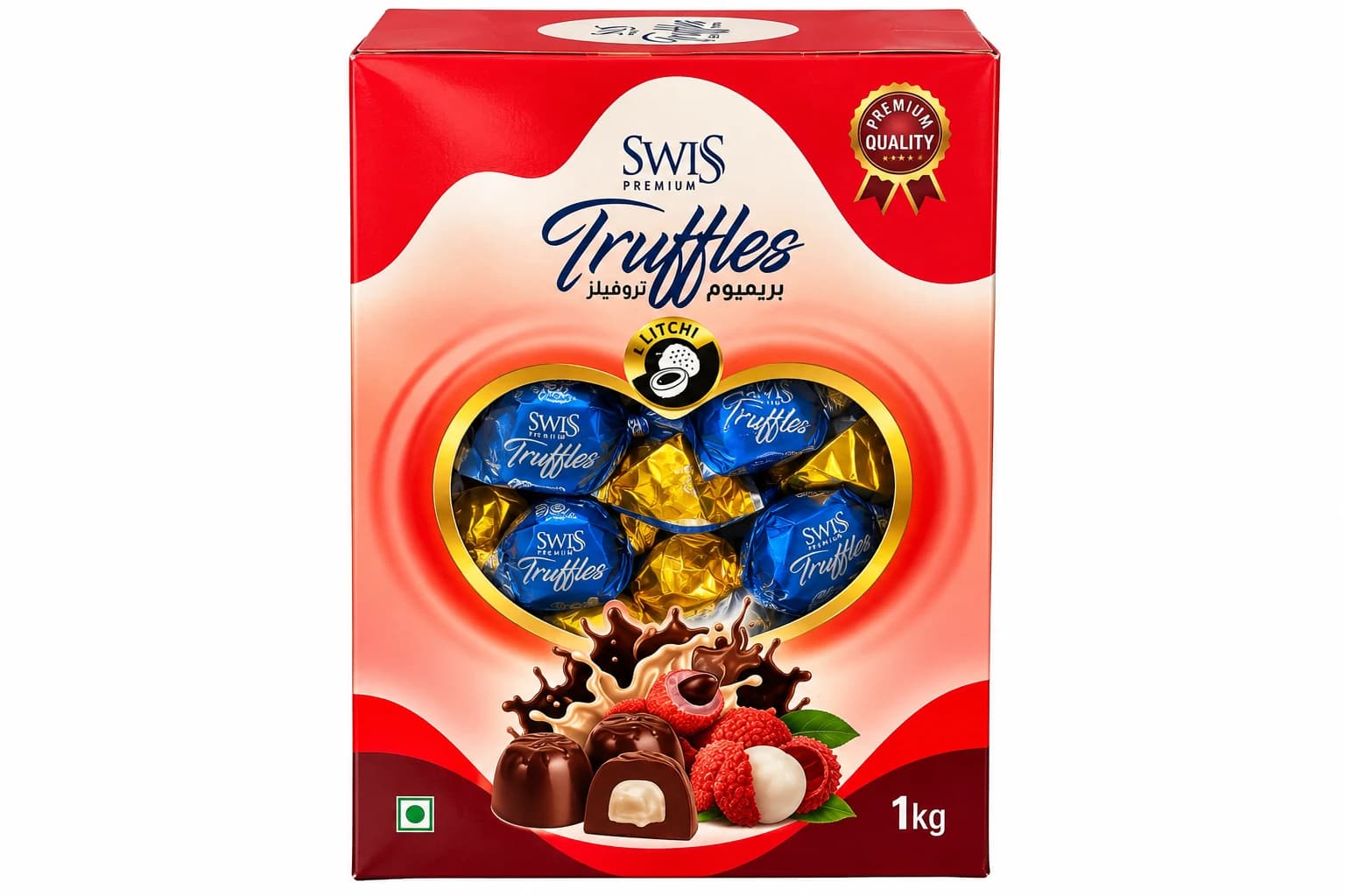 Swiss Premium Truffles Litchi - View 1