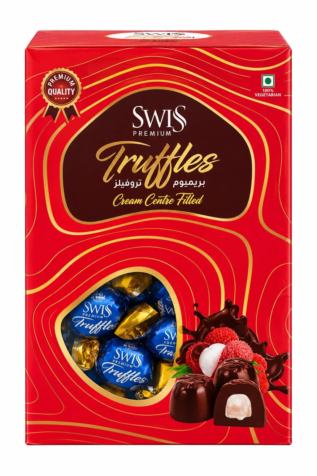 Swiss Premium Truffles Litchi - View 1