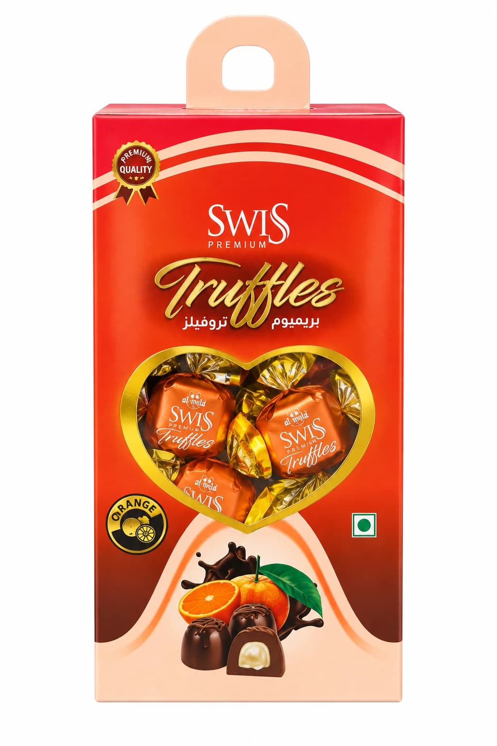 Swiss Premium Truffles Orange - View 1