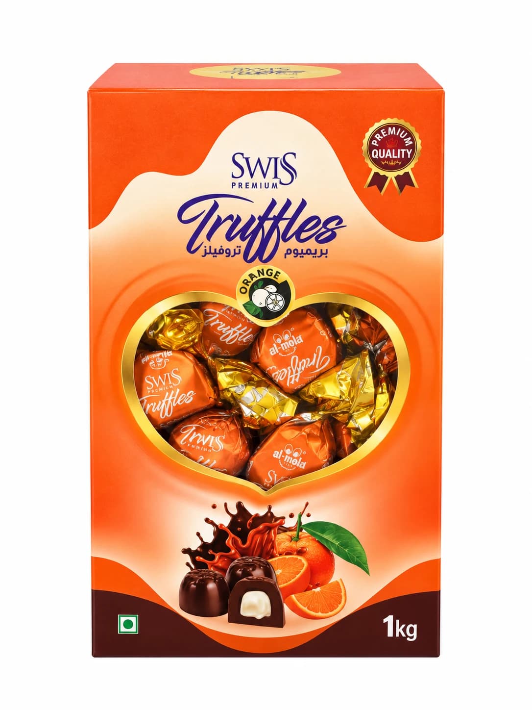 Swiss Premium Truffles Orange - View 1