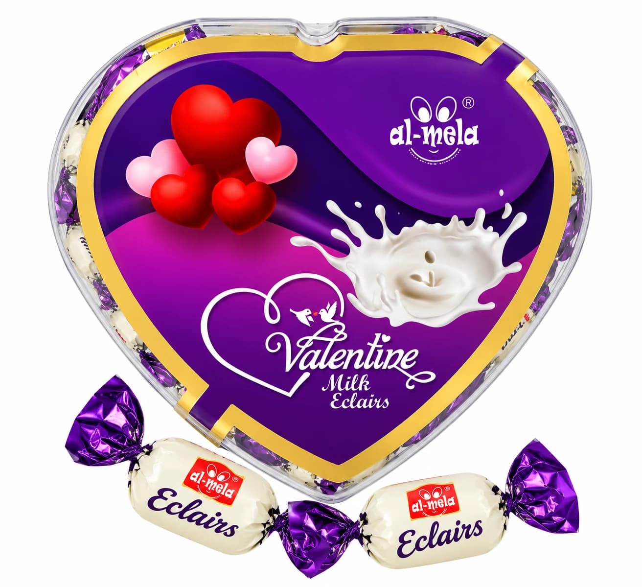 Valentine Milk Eclairs - View 1
