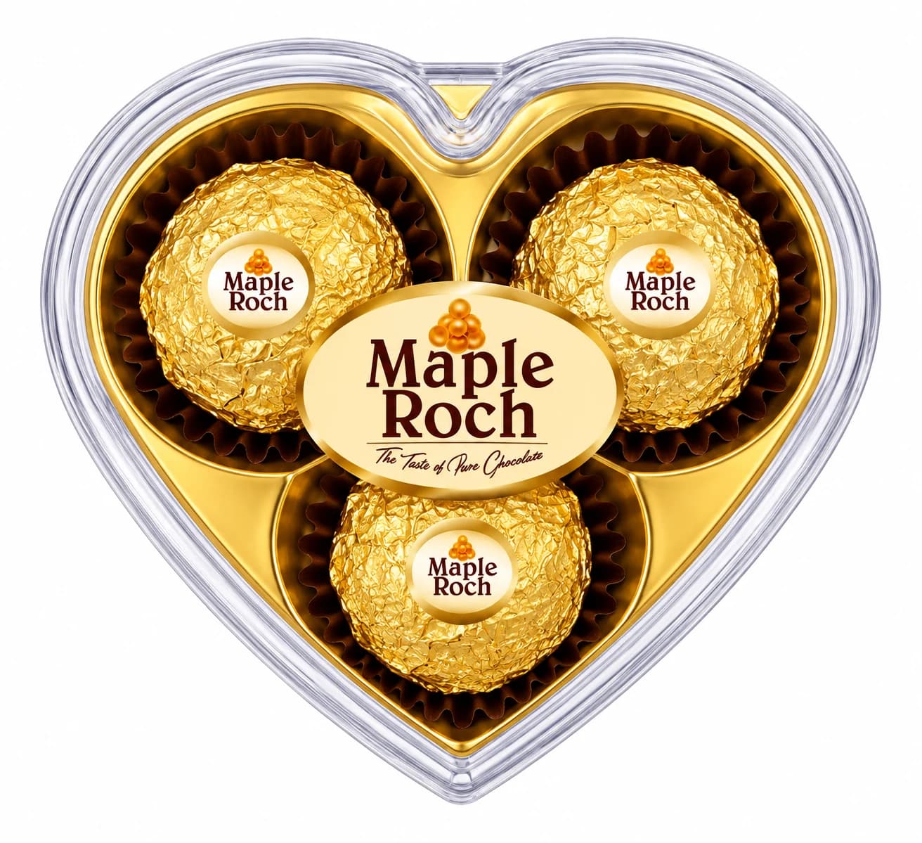 Maple Roch 3 Cavity Heart  - View 1