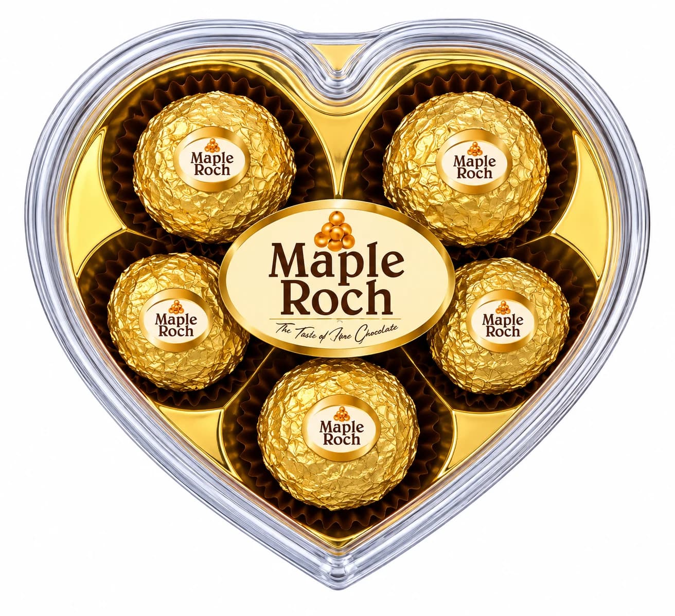 Maple Roch 5 Cavity Heart - View 1