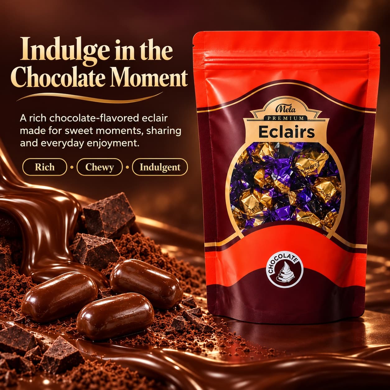 Al Mela Premium Eclairs – Chocolate - View 4