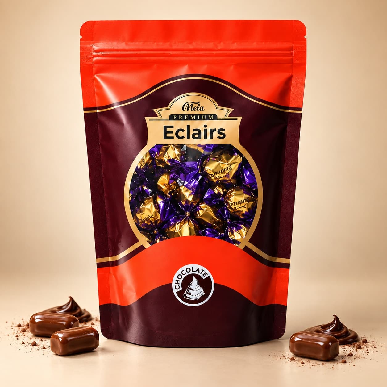 Al Mela Premium Eclairs – Chocolate - View 1