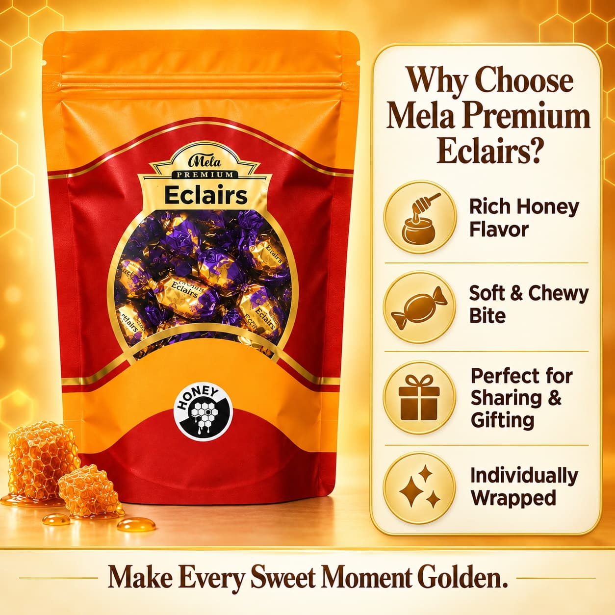 Mela Premium Honey Eclairs - View 6