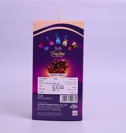 SWISS PREMIUM TRUFFLES - CREAMY VANILLA 350g