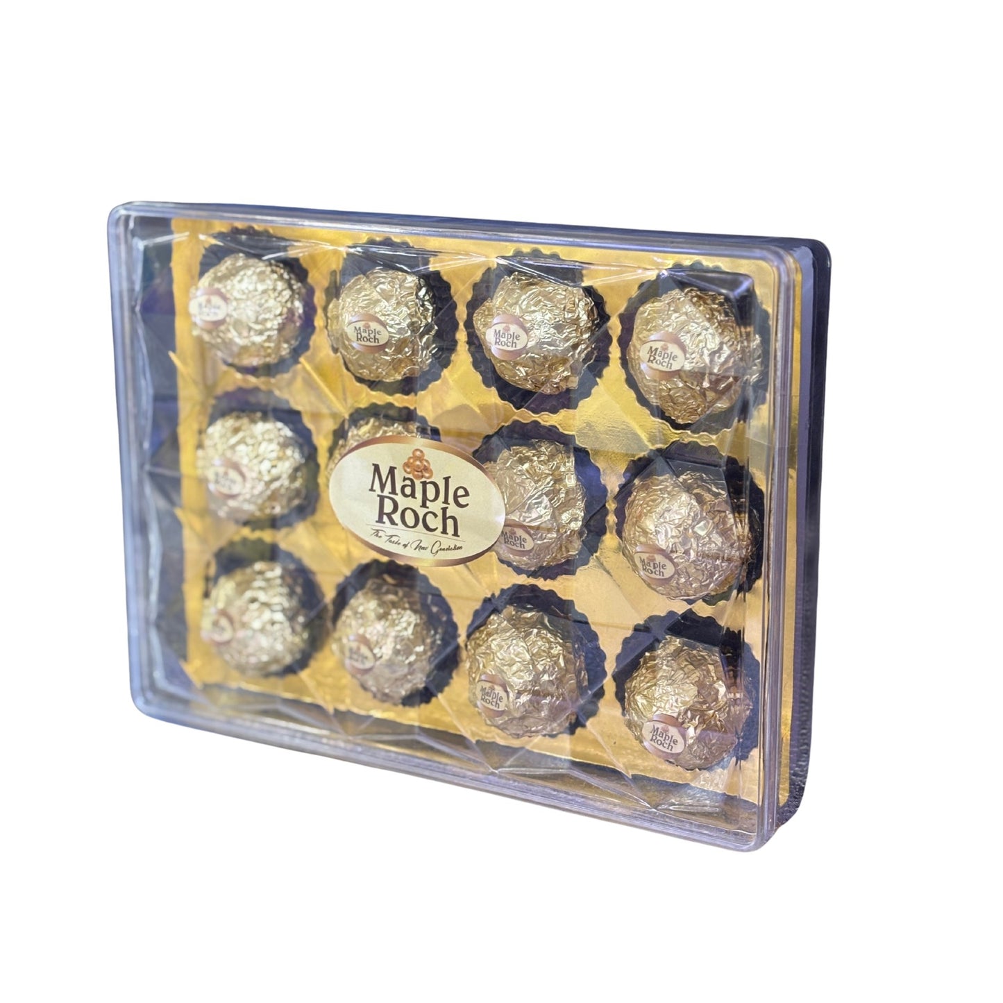 MAPLE ROCH 12 CAVITY RECTANGLE CHOCOLATE 168g