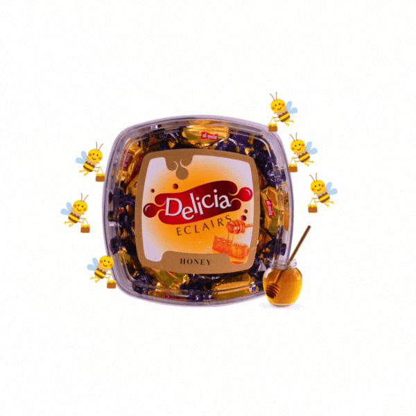 DELICIA HONEY ECLAIRS 250g