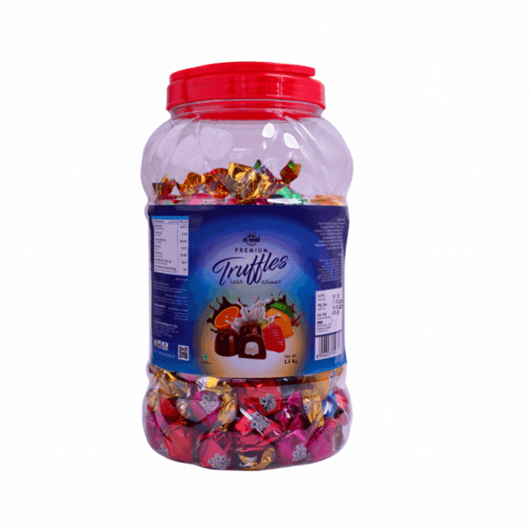 SWISS TRUFFLES ASSORTED JAR 1KG