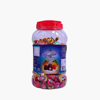 SWISS TRUFFLES ASSORTED JAR 1KG
