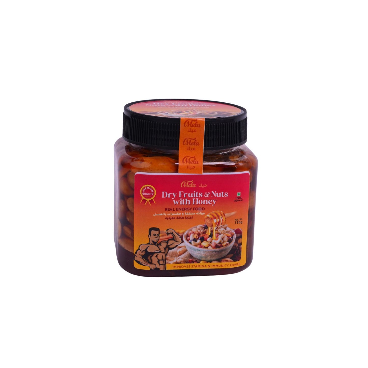 DRY FRUITS AND NUTS WITH HONEY 350g