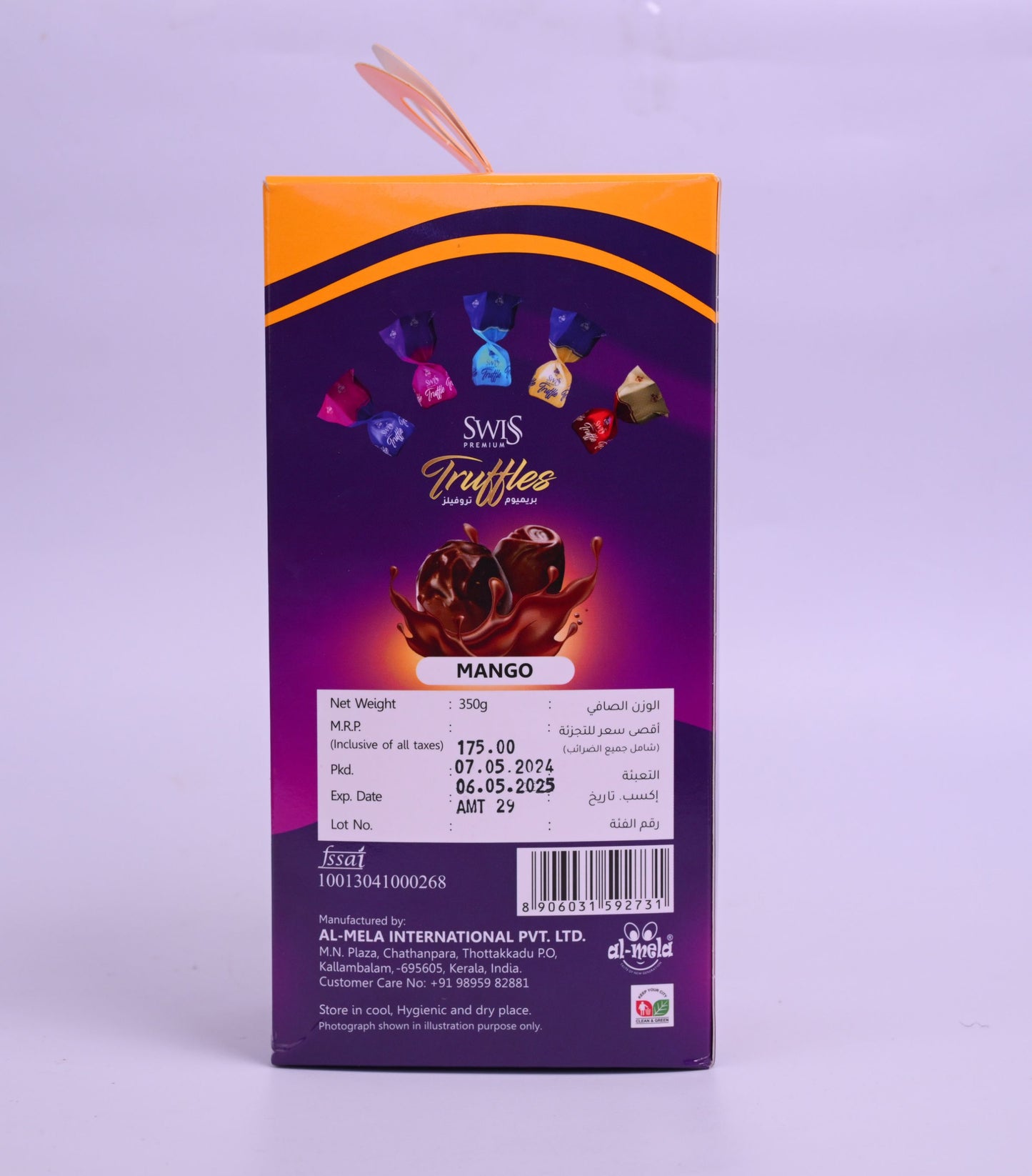SWISS PREMIUM TRUFFLES - MANGO 350g