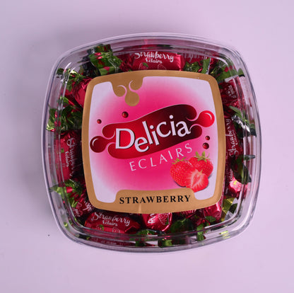 DELICIA STRAWBERRY ECLAIRS 250g