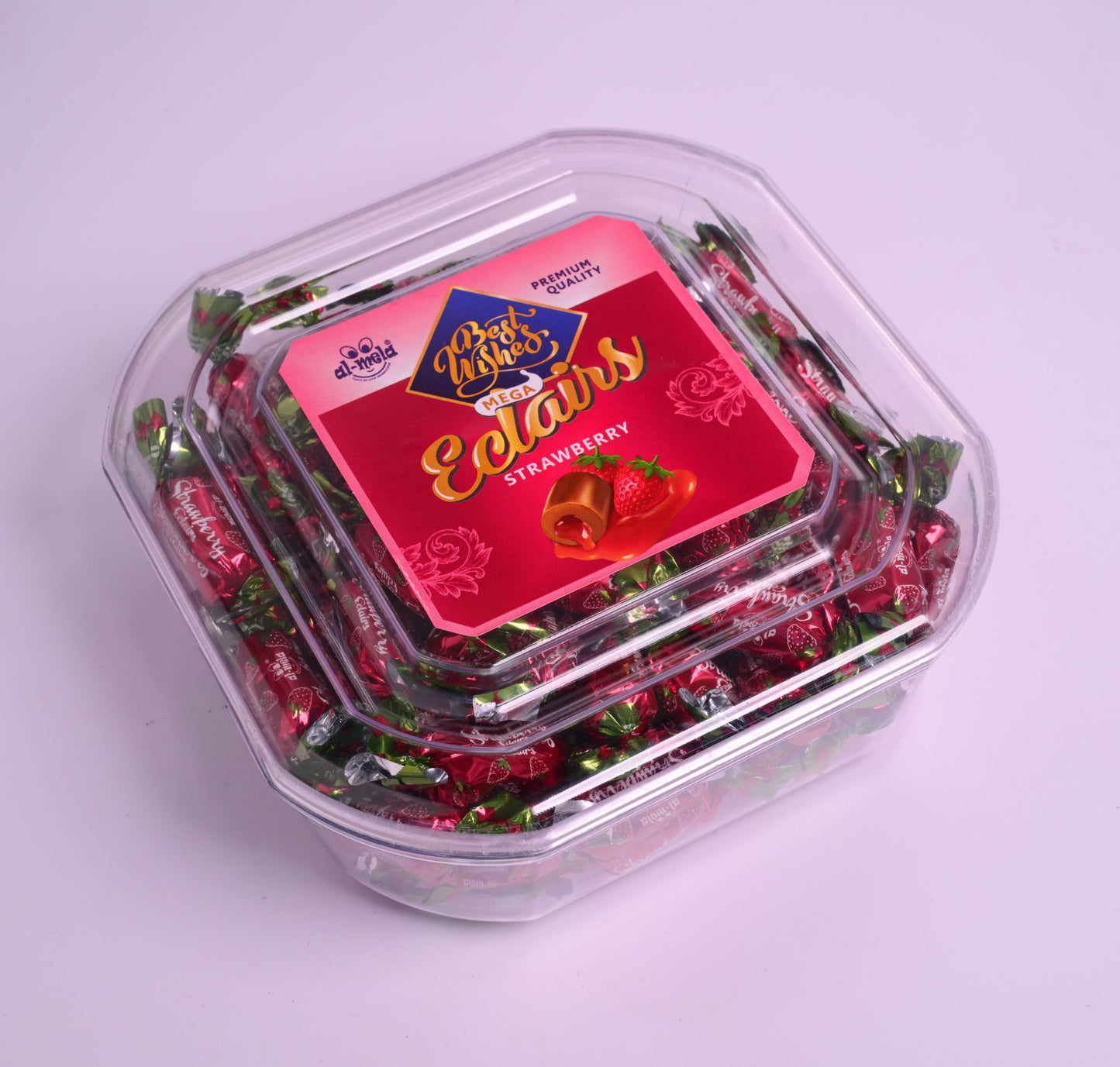 BEST WISHES STRAWBERRY ECLAIRS 700g