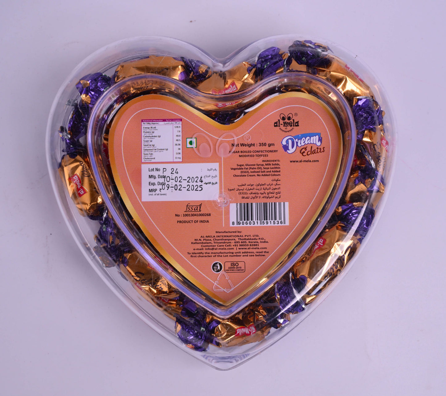 DREAM CHOCO ECLAIRS 350g