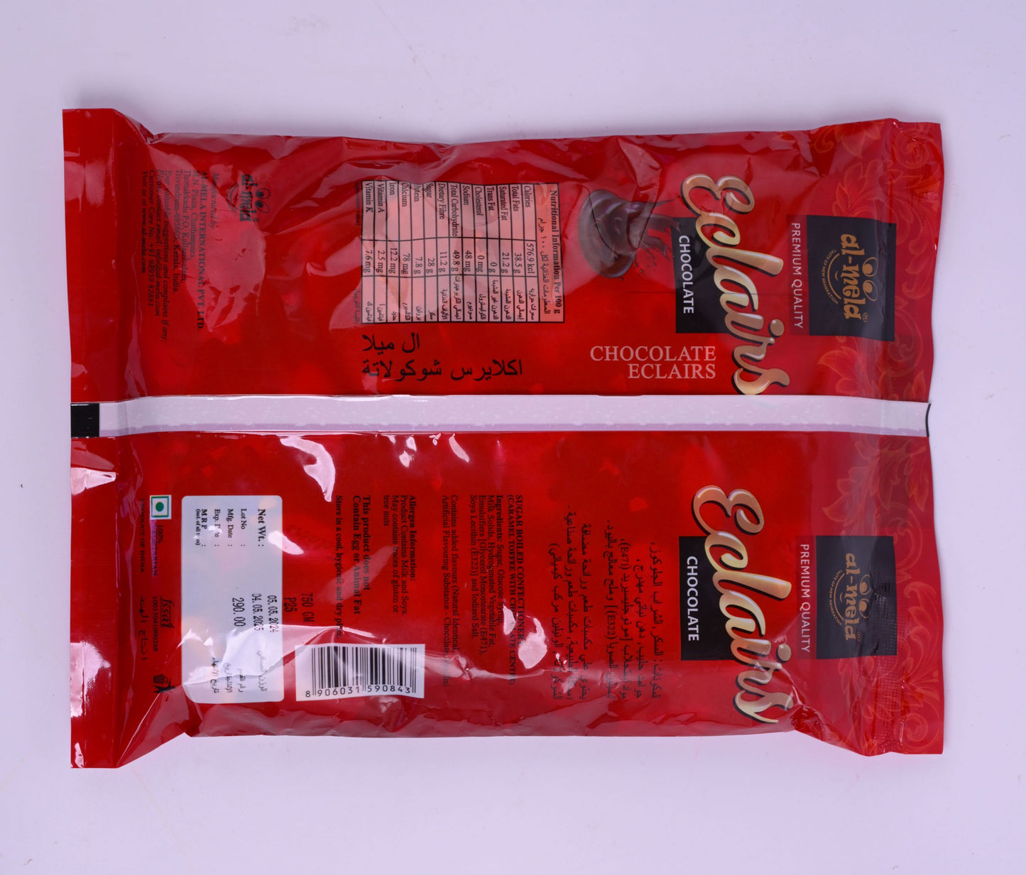 MEGA CHOCO ECLAIRS POUCH 750g