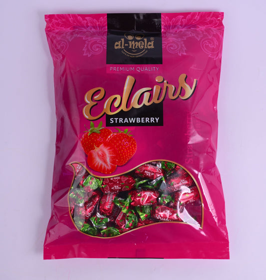 MEGA STRAWBERRY ECLAIRS POUCH 750g
