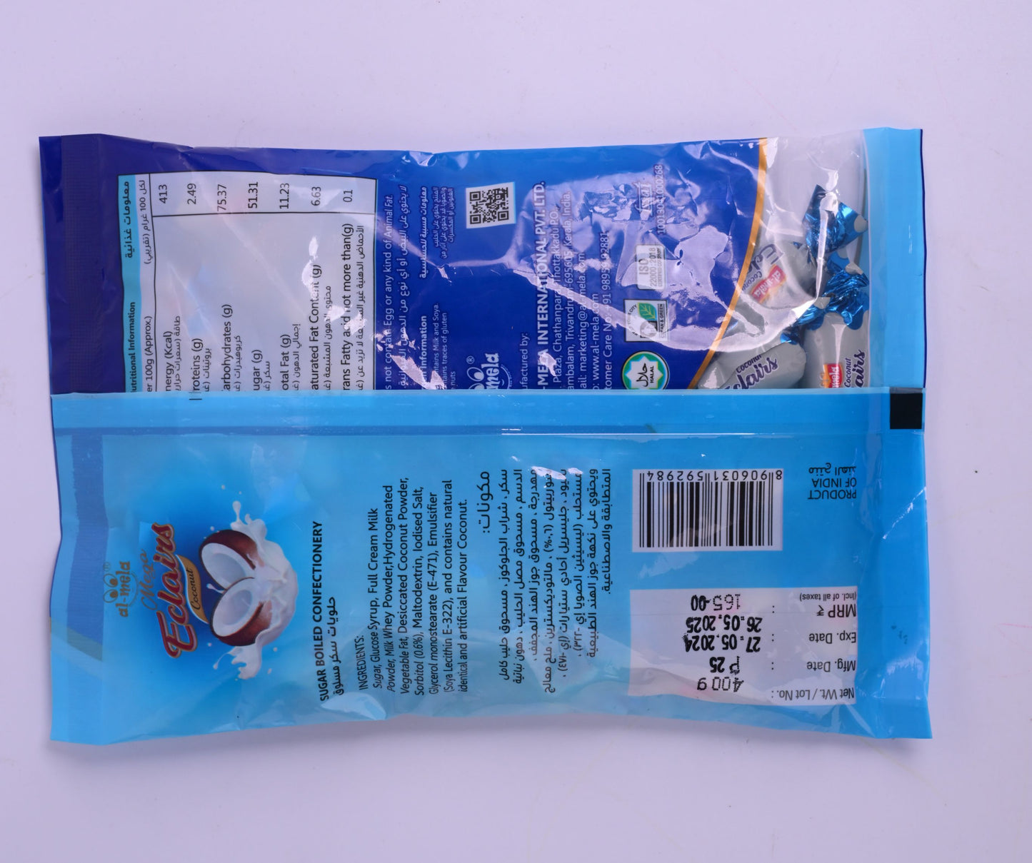 MEGA COCONUT ECLAIRS POUCH 400g