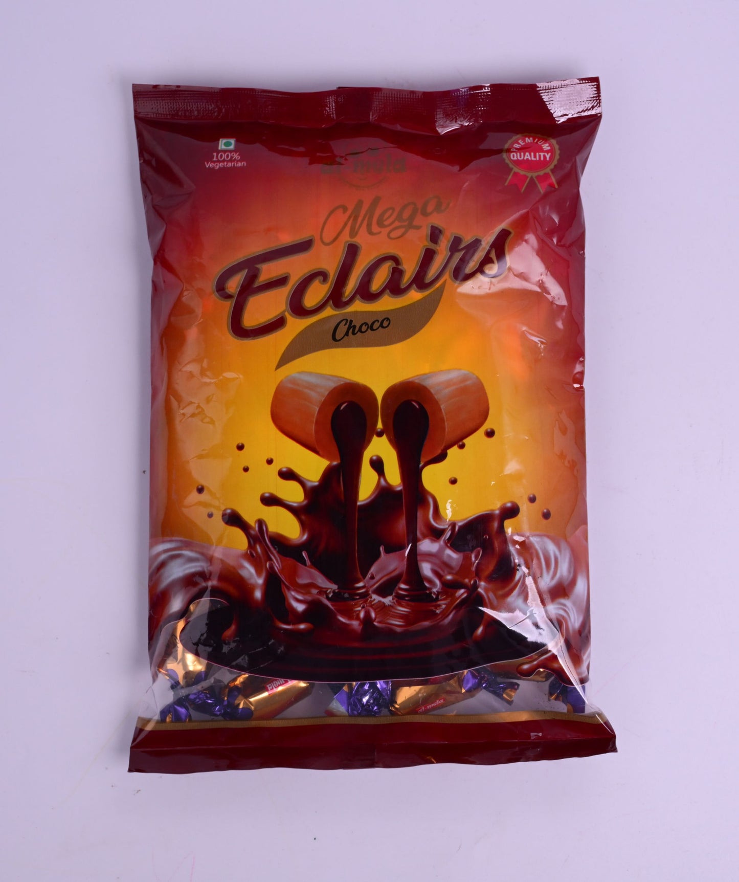 MEGA CHOCO ECLAIRS POUCH 400g