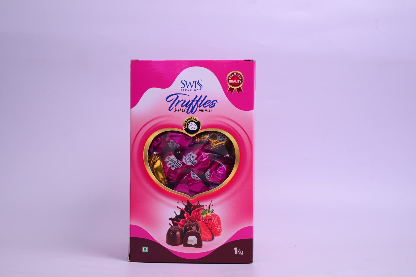 SWISS PREMIUM TRUFFLES -STRAWBERRY FLAVOR  1 kg