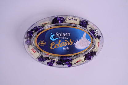 SPLASH PREMIUM QUALITY ECLAIRS MILK FLAVOUR  350g