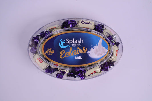 SPLASH PREMIUM QUALITY ECLAIRS MILK FLAVOUR  350g
