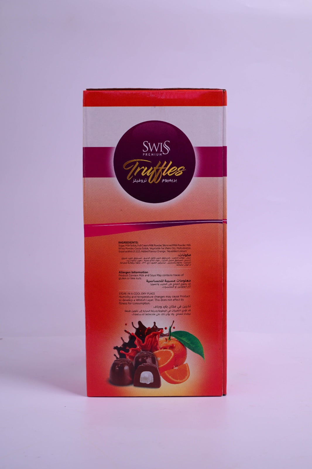 SWISS PREMIUM TRUFFLES -ORANGE FLAVOUR 2kg