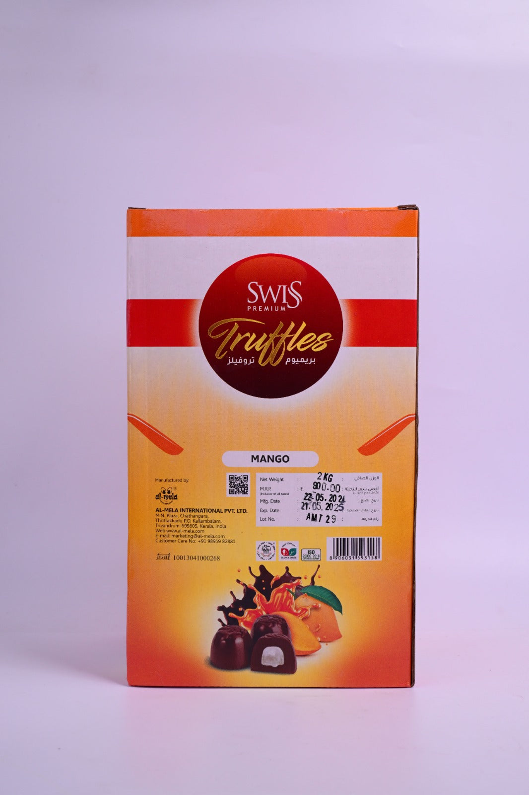 SWISS PREMIUM TRUFFLES -MANGO FLAVOUR 2kg