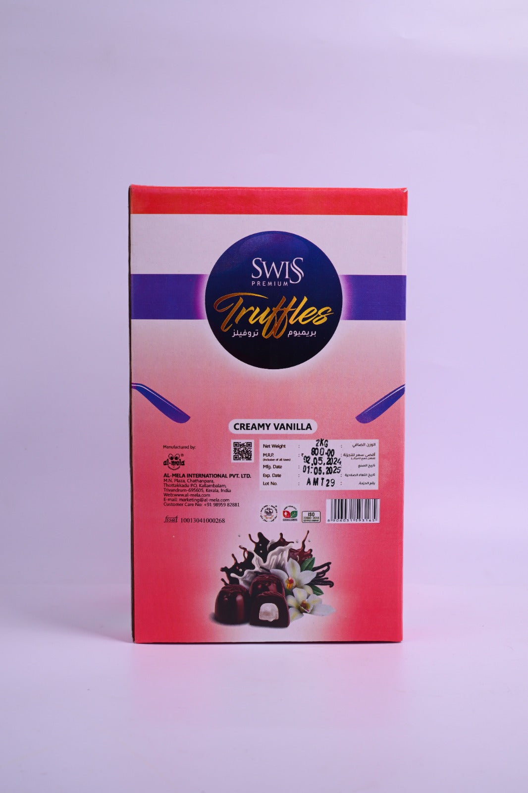 SWISS PREMIUM TRUFFLES -CREAMY VANILA FLAVOUR 2kg