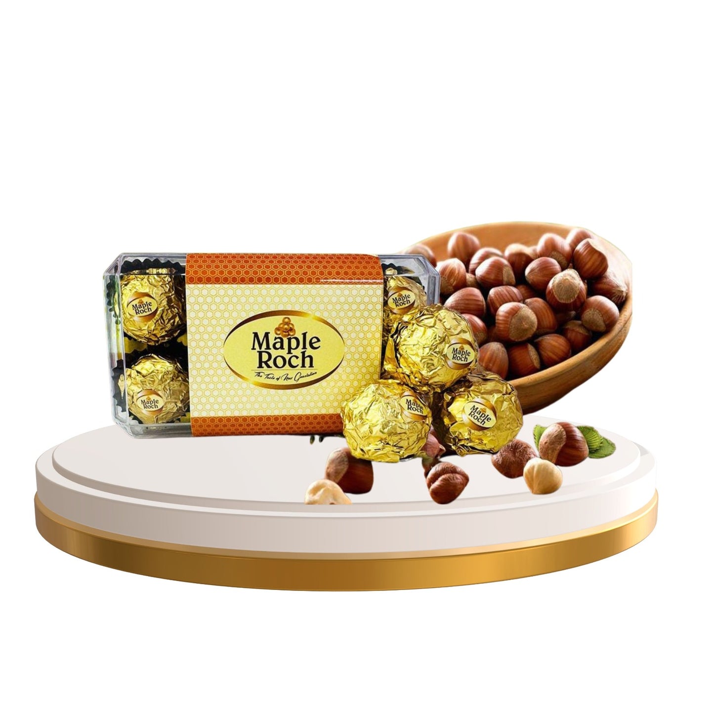 MAPLE ROCH PREMIUM 16 CAVITY DD CHOCOLATE 224g